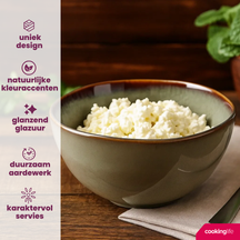 Cookinglife Soup Bowls / Bowls Sabi Green ø 15 cm - 6 pieces