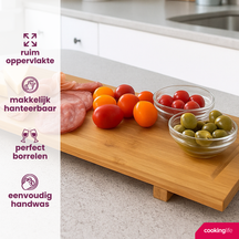 Cookinglife Serving Board XL - Bamboo - 88 x 26 cm