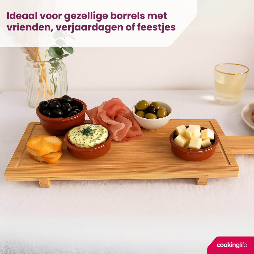 Cookinglife Serving Board - Bamboo - 58 x 19 cm
