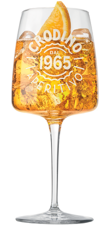 Crodino Spritz Glasses 450 ml - Official Glass - 6 pieces