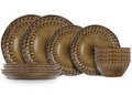 Cosy & Trendy Dinnerware Set Araki Hazel 12-Piece / 4 People - 4 dinner plates, 4 side plates, and 4 bowls