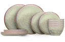 Cosy & Trendy Dinnerware Set Trentino 12-Piece / 4 people - 4 dinner plates, 4 side plates, and 4 soup bowls