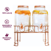 Cosy & Trendy Beverage dispenser with holder - 2 x 3 liters