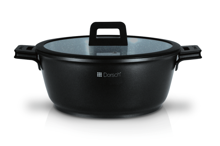 Dorsch Casserol Proglider Marble - ø 20 cm / 2.1 liters - Ceramic non-stick coating