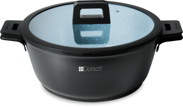 Dorsch Casserol Proglider Marble - ø 20 cm / 2.1 liters - Ceramic non-stick coating
