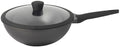 Sola Wok Pan with Lid Ceramic Deluxe - Induction Suitable - Ceramic Non-Stick Coating - ø 30 cm