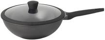 Sola Wok Pan with Lid Ceramic Deluxe - Induction Suitable - Ceramic Non-Stick Coating - ø 30 cm