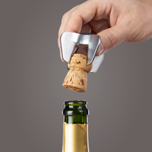 Vacu Vin Champagne opener - compact - Silver