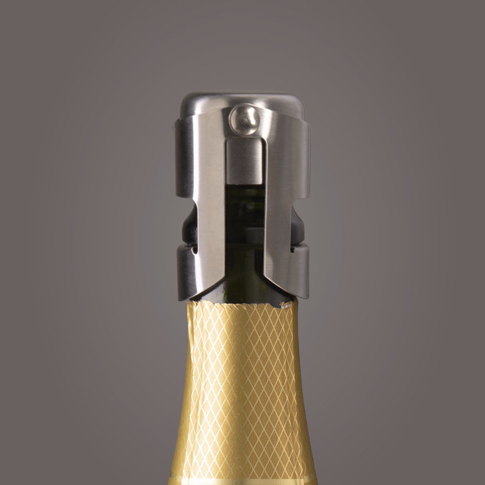 Vacu Vin Champagne Stopper - Silver