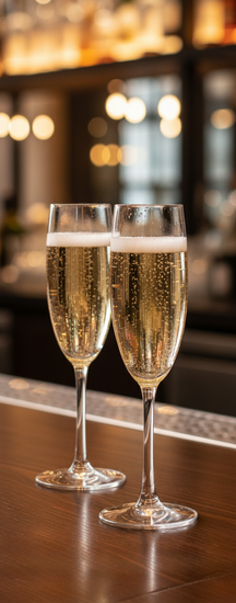 Cookinglife Milena Champagne Glasses 180 ml - 4 Pieces