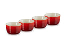 Le Creuset Ramekins - Cherry red - ø 8 cm / 100 ml - 4 pieces