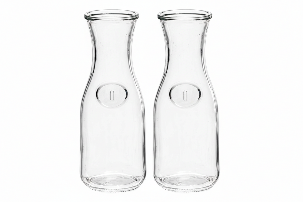 Cookinglife Carafe / Water Carafe – 1 Litre – Set of 2