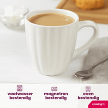 Cookinglife Mugs Cardida Off White 350 ml - 6 pieces
