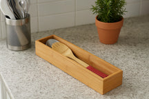 Cookinglife Cutlery tray - Bamboo - 38 x 8 x 7 cm