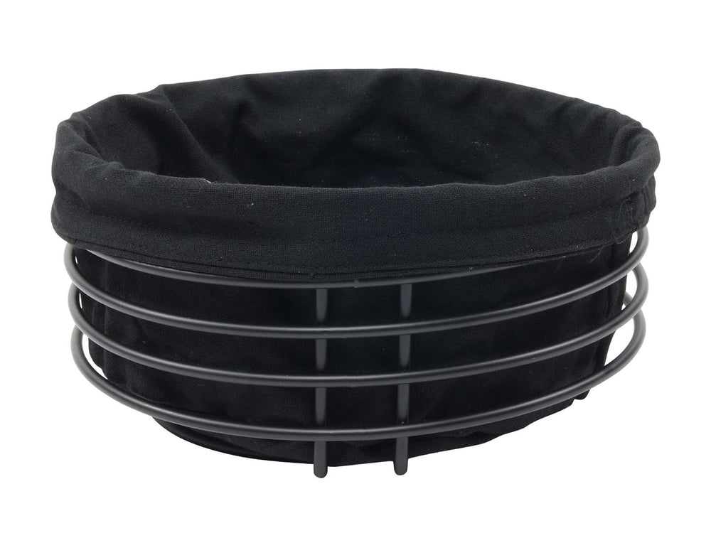 Cookinglife Bread Basket Black Metal ø 23 cm
