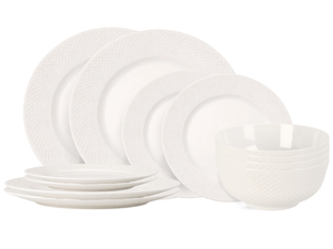 Cookinglife Dinnerware Set CampVibe - Plastic 12-piece / 4 people - 4 dinner plates, 4 side plates, and 4 bowls