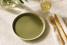 Cookinglife Dinnerware Set Moss Green 18-piece / 6 people - 6 dinner plates, 6 side plates, and 6 bowls