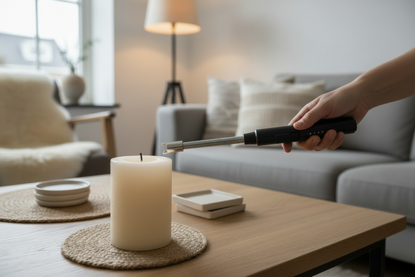 Cookinglife Electric Lighter - Flexible Lighter - USB Rechargeable - Black/White