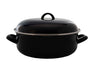 Cookinglife Enamelled Casserole Black - ø 22 cm / 2 Liters