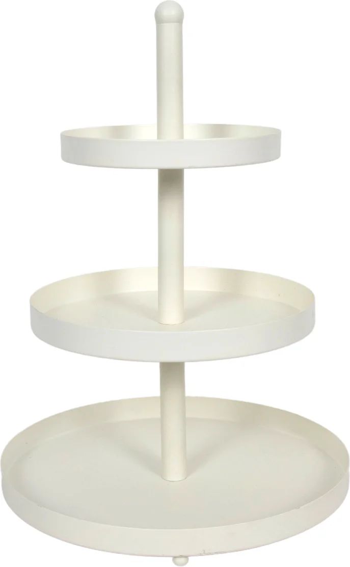 Cookinglife Etagere metal white - ø 15, 20 & 25 cm - 3 Layer