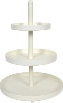 Cookinglife Etagere metal white - ø 15, 20 & 25 cm - 3 Layer