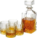 Cookinglife Whiskey Set - Carafe 900 ml with cap + 4 Glasses
