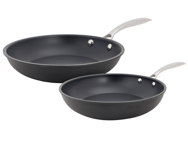 Cookinglife Frying Pan Set Revolt - ø 24 & 28 cm - ceramic non-stick coating - suitable for all heat sources
