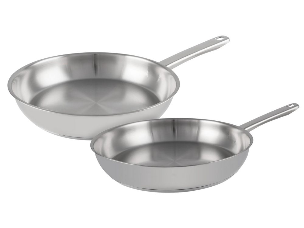 Cookinglife Frying Pan Set Superior - ø 24 & 28 cm - without non-stick coating - suitable for all heat sources