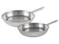 Cookinglife Frying Pan Set Superior - ø 24 & 28 cm - without non-stick coating - suitable for all heat sources
