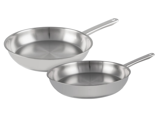 Cookinglife Frying Pan Set Superior - ø 24 & 28 cm - without non-stick coating - suitable for all heat sources