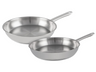 Cookinglife Frying Pan Set Superior - ø 24 & 28 cm - without non-stick coating - suitable for all heat sources