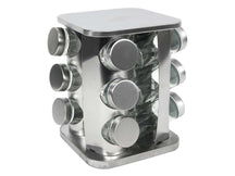 Cookinglife Spice Rack Stainless Steel Rotatable 12-Piece