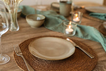 Cookinglife Dinnerware Set Sabi Beige 18-piece / 6 people - 6 dinner plates, 6 side plates, and 6 bowls