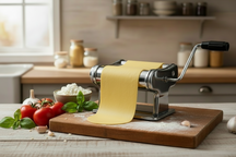 Cookinglife Pasta Machine Italian Chrome for Lasagna and Spaghetti