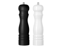 Cookinglife Pepper and Salt Mill Set Rocca Black / White Glossy - 21.5 cm