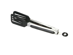 Cookinglife Serving Tongs Stainless Steel Black