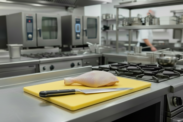 Cookinglife Cutting Board HACCP Yellow 40 x 30 cm - for poultry