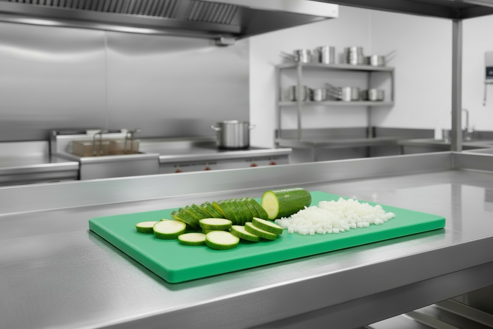 Cookinglife Cutting Board HACCP Green 40 x 30 cm - for vegetables & fruit