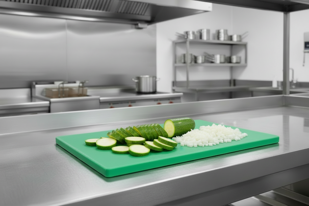 Cookinglife Cutting Board HACCP Green 40 x 30 cm - for vegetables & fruit