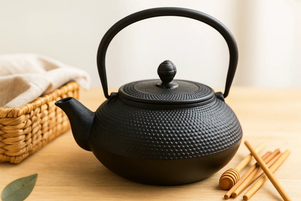 Cookinglife Teapot - Cast Iron - Black - 800 ml