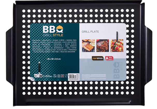 Cookinglife BBQ Grillplaat - Non Stick - 38 x 28 cm