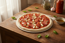 Cookinglife Pizza Stone Fire & Flavour ø 33 cm - Heat-resistant Stone - BBQ and Oven Use