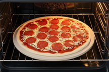 Cookinglife Pizza Stone Fire & Flavour ø 33 cm - Heat-resistant Stone - BBQ and Oven Use