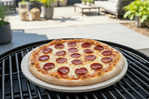Cookinglife Pizza Stone Fire & Flavour ø 33 cm - Heat-resistant Stone - BBQ and Oven Use