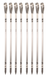 Cookinglife BBQ Skewers Fire & Flavour Stainless Steel 41 cm - Set of 8 Grill Skewers