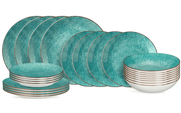 Cookinglife Dinnerware Set Bali Porcelain 24-piece / 8-persons