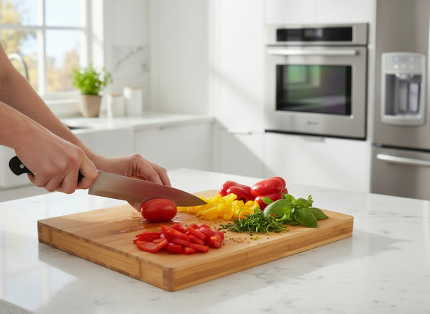 Cookinglife Cutting board  Organic Bamboo 31 x 38 cm