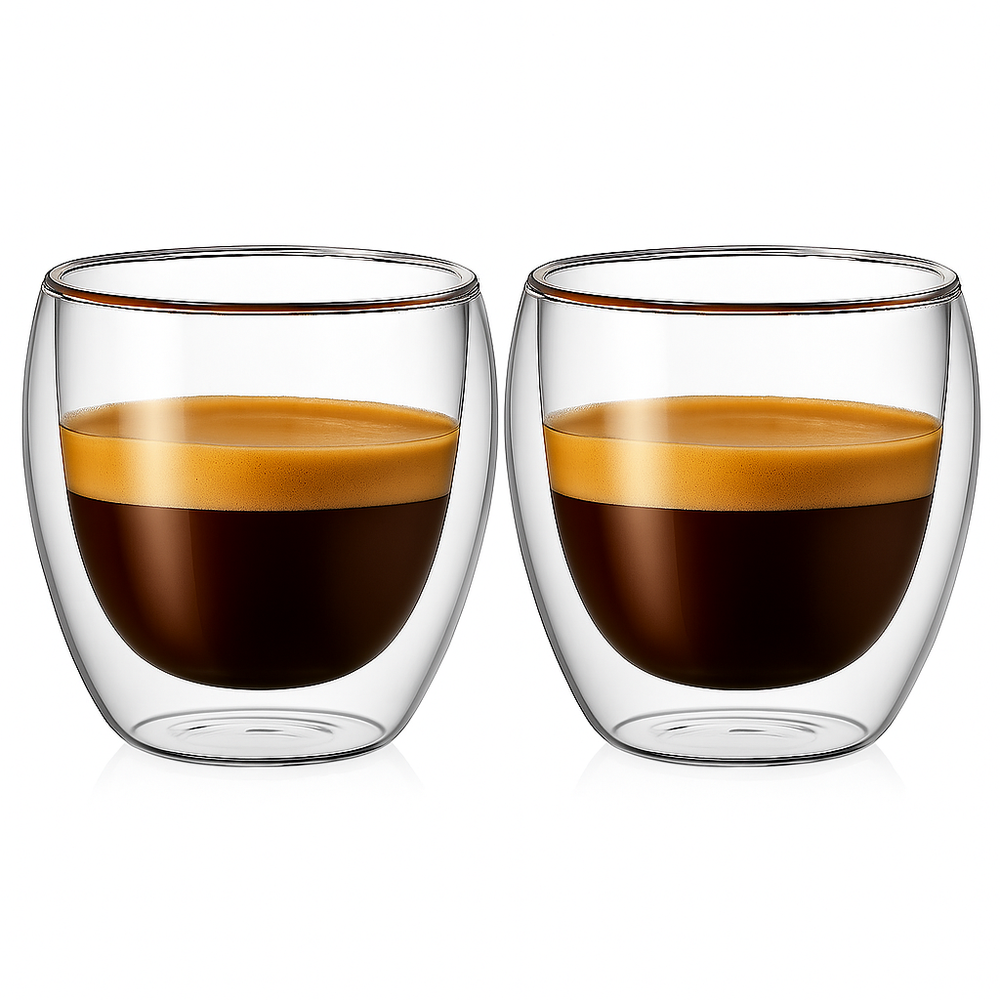 Cookinglife Double-walled Espresso Glasses 100 ml - 2 pieces