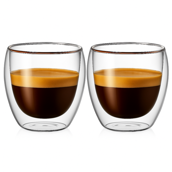 Cookinglife Double-walled Espresso Glasses 100 ml - 2 pieces
