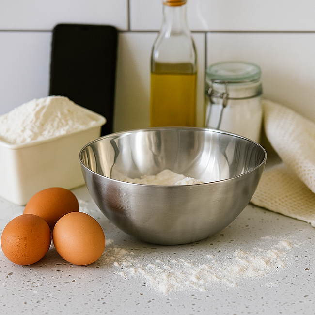 Cookinglife Baking bowl / Mixing Bowl Stainless Steel ø 19 cm